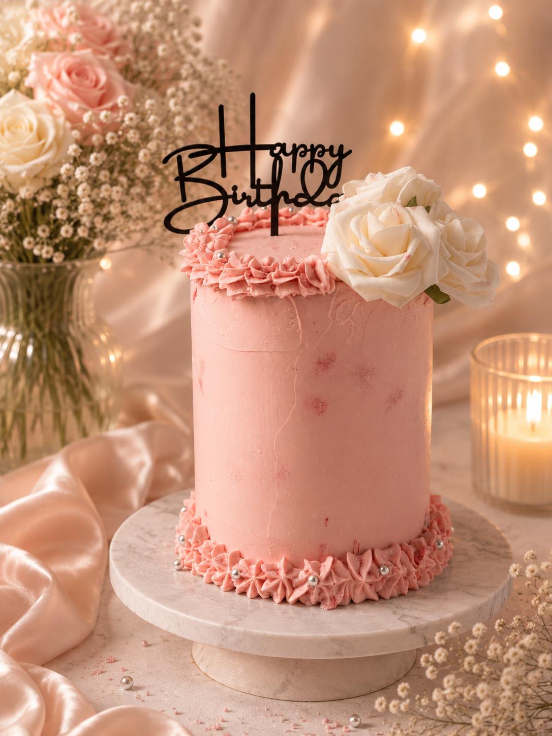 Vanilla, Red Velvet and Chocolate Cake with Salted Caramel filling