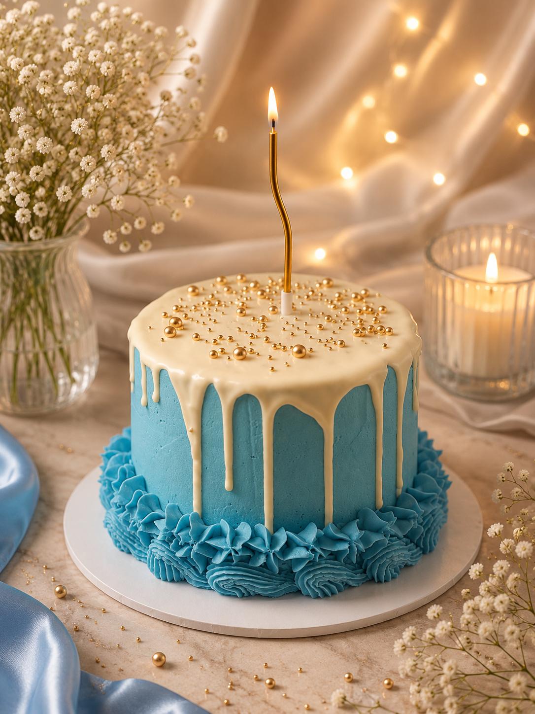 Chocolate and Vanilla Cake with Vanilla filling