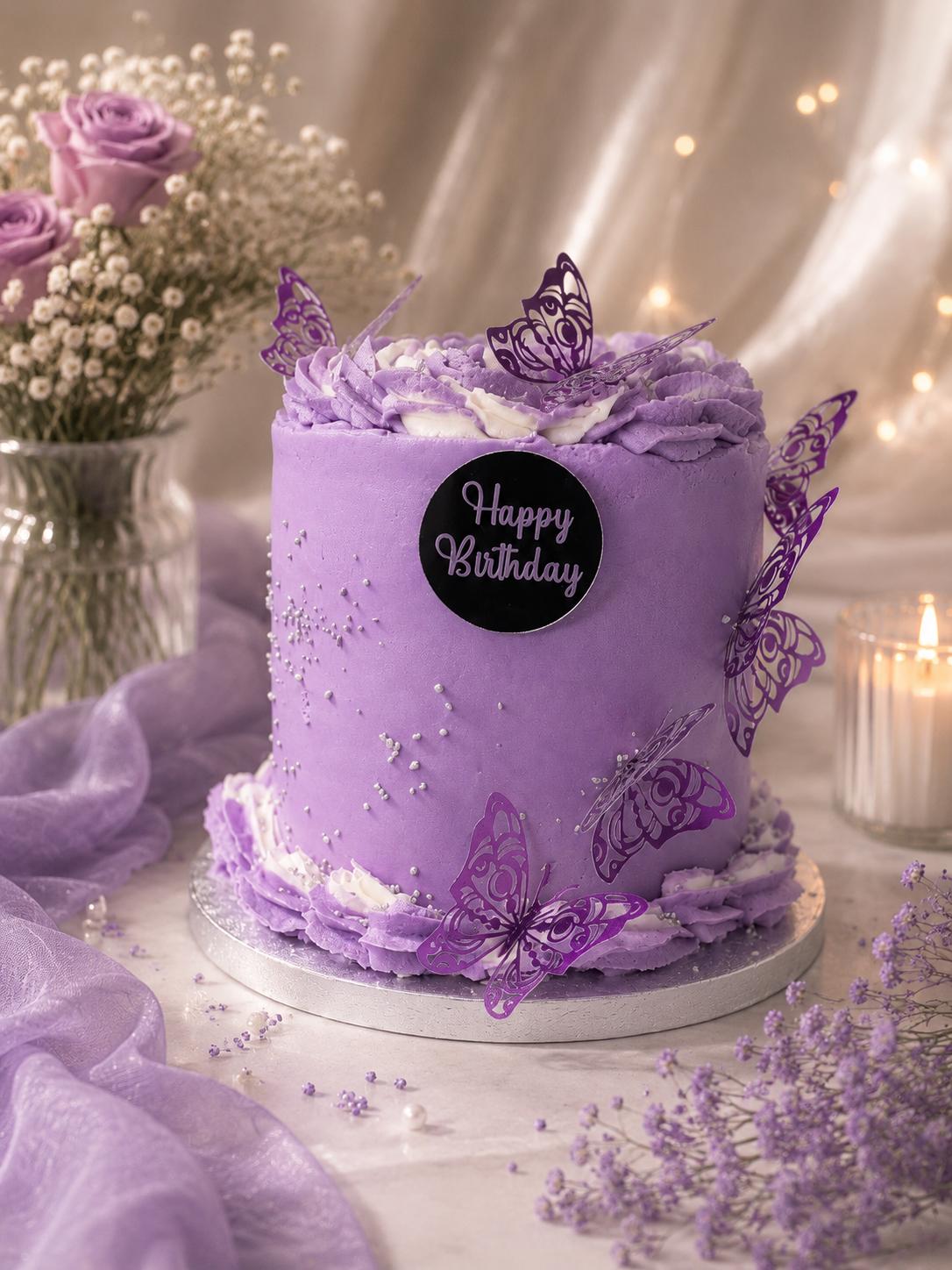 Chocolate and Vanilla Cake with Vanilla filling