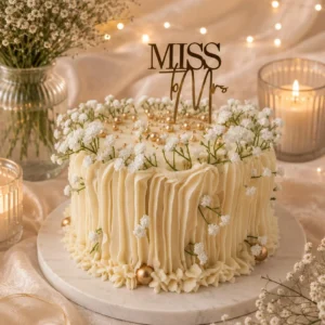 chocolate and vanilla cake with vanilla filling 2