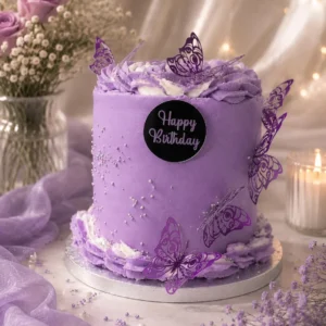 chocolate and vanilla cake with vanilla filling 1