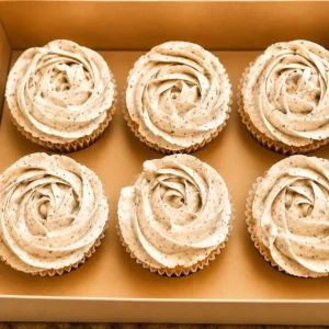 cookies and cream cupcakes with rose petals cookies and cream american buttercream frosting