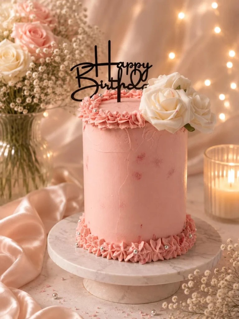 vanilla, red velvet and chocolate cake with salted caramel filling